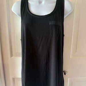 White House Black Market Black Sleeveless Tank Top NWOT